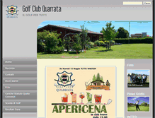 Tablet Screenshot of golfquarrata.it